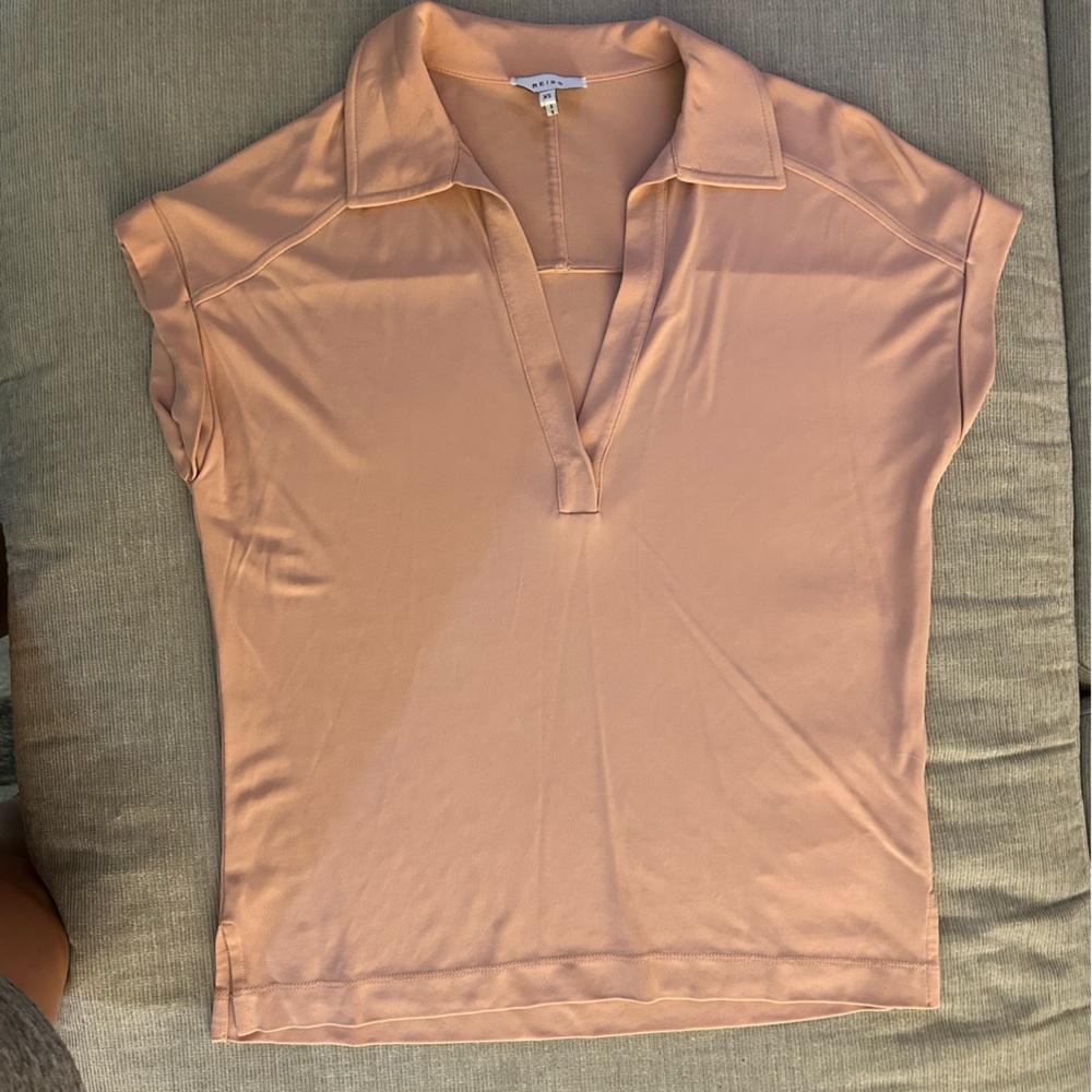Reiss Blush Pink Polo Shirt